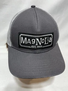 Cappello camionista snapback Magnolia grigio taglia unica regolabile rete schiena berretto esterno - Foto 1 di 6