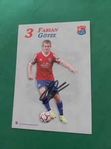 Spvgg Unterhaching, F. Götze, tarjeta de autógrafo, fútbol - Imagen 1 de 2