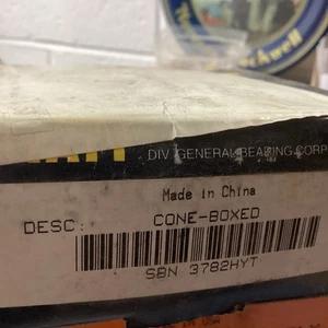 1 NEW 3782 TAPERED ROLLER BEARING CONE NIB/NNB - Picture 1 of 2