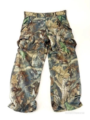 Cabelas Mens 38 Insulated Cargo Pants Dry Plus Advantage Timber Camo Waterproof - Image 1 of 3