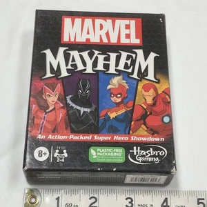 Marvel Mayhem Kartenspiel ab 8+ Spaß für Marvel Superhelden Fans 2-4 Spieler NEU - Bild 1 von 7