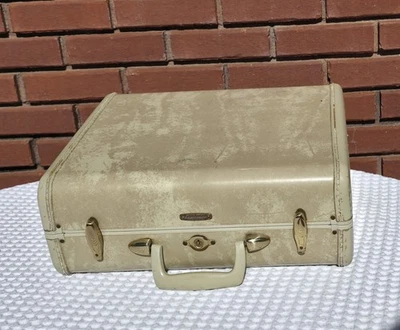 Maleta Equipaje Samsonite Shwayder Bros Años 50 De Colección MCM Crema Mármol Estuche Raro Foto 1 de 4