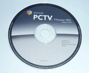 Pinnacle PC TV Disc, Windows XP / Vista 32 Bit compatible in good condition - Zdjęcie 1 z 2