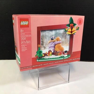 LEGO 40702 Limited Edition Holiday Picture Frame Christmas Tree Snow 209 pcs New - Image 1 of 4