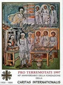 Vaticano - 1997 - BF "PRO TERREMOTATI" - Sassone n.25 - nuovo (MNH) - Foto 1 di 1