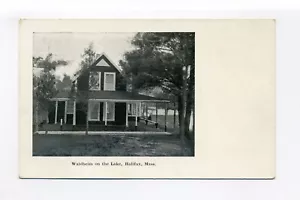Postal antigua Halifax MA Mass, Waldheim on the Lake - Imagen 1 de 2