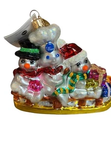 Christopher Radko Pillsbury Doughboy trineo adorno de Navidad retirado 2000 - Imagen 1 de 5