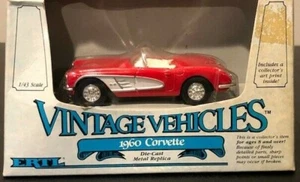 1988 ERTL Classic Vehicles 1/43 1960 Chevrolet Corvette, Red - Picture 1 of 3