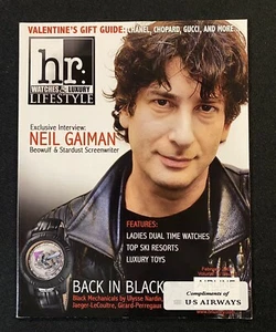 Rare hr: Watches Luxury Lifestyle magazine 2008 Neil Gaiman cover & interview!! - Picture 1 of 6