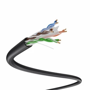 Cable de red UTP Open Box CAT6 800 FT 550 MHZ Ethernet LAN 23AWG negro - Imagen 1 de 2