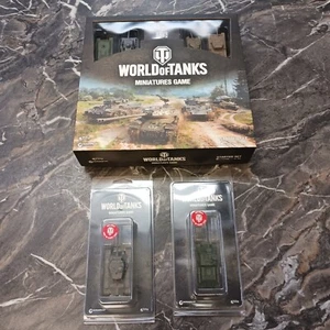 World of Tanks ~ Miniaturen Spiel ~ 2 Spieler Starter Set PLUS 2 Extra Panzer - Bild 1 von 11