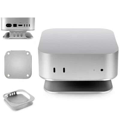 Fit for Mac mini Desktop Stand for MacMini M4/M4 Pro 2024 Heat Dissipation Mount - Image 1 of 4