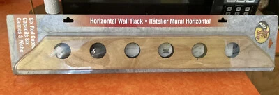Bass Pro Shop six Fishing rod capacity horizontal wall rack for fishing poles - Imagem 1 de 4