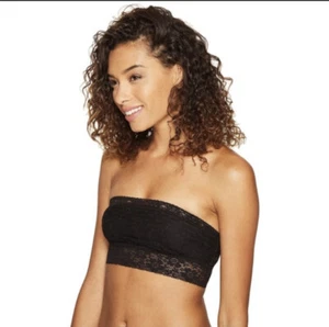 Sujetador de encaje vieira Free People negro para mujer XS sin cables - Imagen 1 de 6
