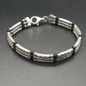 Milros Italy 925 Sterling Silver Bracelet with Lobster Clasp - Picture 1 of 10