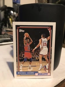 1992 Topps Michael Adams Washington Bullets #67 - Picture 1 of 3