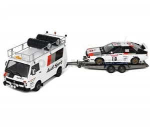 1:18 Otto Mobile AUDI Quattro Rally Set TDC Mouton + VW LT + Set Rimorchio OT418 - Foto 1 di 1