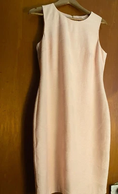 Mujer Tommy Hilfiger Vestido Rosa Vaina Sin Mangas Talla 10 Excelente Estado Foto 1 de 4