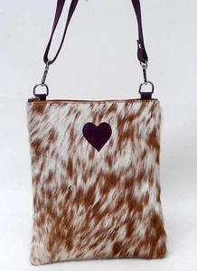 Bolso De Mano Cruzado De Cuero De Vacuno 100% Real SB5021 - Imagen 1 de 4