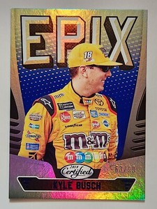 2018 Panini Certified NASCAR Racing Epix #E1 Kyle Busch Blue #63/99