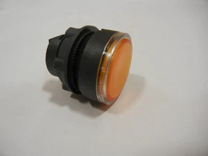 Square D: ZB5AW353 - Pushbutton Light, NEMA 4X, Round Flush , Amber Lens - Picture 1 of 2