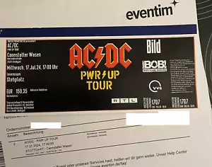 2 X AC/DC Tickets, Stuttgart 17.07.24 Stehplatz, PWR UP TOUR AC/DC AC DC - Bild 1 von 1