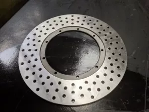 Cast Iron Drilled Brake Disc Honda CB750K Four 1969-76 Rotors Retro - Picture 1 of 2