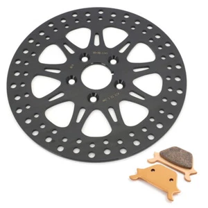 11.5" Rear Brake Rotor Pads For Harley Sportster 883 1200 Dyna Low Rider 87-99 - Picture 1 of 10