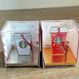 Starbucks 2014 Holiday japan stamp rare set of 2 rare - Picture 1 of 8