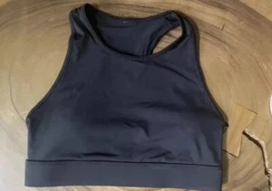 Fabletics Trinity  High Impact Sports Bra. Black Size. Medium * No Tag - Picture 1 of 5