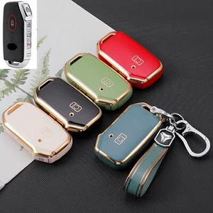 TPU Car Key Fob Case Cover For KIA Seltos K5 Telluride Sorento Forte 2018-2022 - Picture 1 of 22