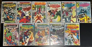 LOT 11 AMAZING SPIDER-MAN Marvel Bronze #158 167 173 188 190 197 208 217 231 254 - Picture 1 of 5