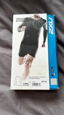 2XU Compression L/S Top MA2308a Mens Size L - Image 1 of 4