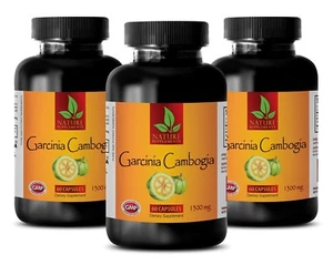 3 x Bottles 180 Capsules 1300mg Daily GARCINIA CAMBOGIA HCA 60% Weight Loss Diet - Picture 1 of 6