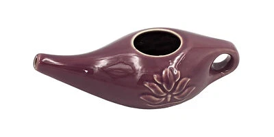 CHI-ENTERPRISE Neti Pot Nasenreinigungskanne Nasenkännchen Nasenspülkännchen 250 ml Lila