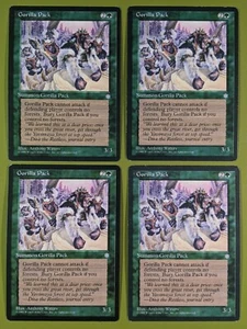 Gorilla Pack x4 Ice Age 4x Playset Magic the Gathering MTG - Picture 1 of 1