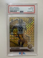 2021 Panini Mosaic NAJEE HARRIS #313 Gold Prizm /10 Rookie RC PSA 10 Gem Mint