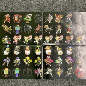 Nintendo Amiibo & Dawn of the Monsters doppelseitiger Bonjo Mario Ken 16x16 - Bild 1 von 3