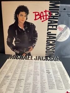 MICHAEL JACKSON / BAD 1987 1. EPIC E 40600 sieht sehr guter Zustand ++ spielt neuwertig - Bild 1 von 6