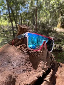 New Blenders Style Sunglasses In USA RED WHITE BLUE Lense Mens Womens JULY 4 - Picture 1 of 7