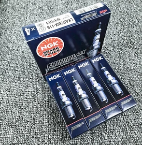 NEW 4PCS Iridium IX Spark Plugs 93501 LKAR7BIX11S For NGK Acura Honda Mazda OEM - Picture 1 of 1