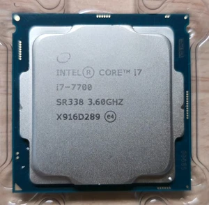 Intel Core i7-7700 (SR338) CPU 4 Cores/8 Threads 3.6GHz/4.2GHz Boost - LGA1151 - Photo 1/2