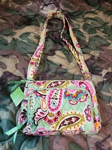 Borsa a tracolla Vera Bradley Hipster borsa ritirata Tutti Frutti nuova con etichetta  - Foto 1 di 10