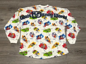 Maglia Disney Parks Walt Disney World inchiostro e vernice AOP spirito adulto taglia small - Foto 1 di 6