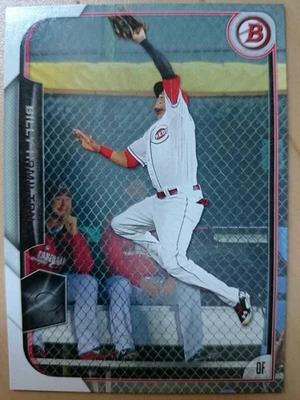 Tarjeta de béisbol Billy Hamilton 2015 Bowman #104 MLB, nueva, artículo de coleccionista KKC Foto 1 de 2