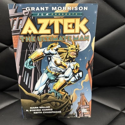 AZTEK THE ULTIMATE MAN TPB Rare OOP Grant Morrison Mark Millar DC Comics JLA - Image 1 of 4