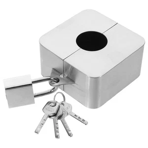  Stainless Steel Water Valve Lock Anti-theft Spigot Hose Bib Handle - Picture 1 of 17