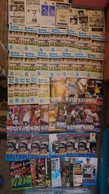 58 Bolton Wanderers Programmes League And Cup 1 Away - Image 1 of 4