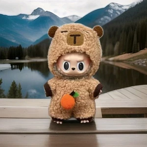 Traje Labubu Popmart Monster-Capybara solo material acolchado ajuste asiento y macaron - Imagen 1 de 3
