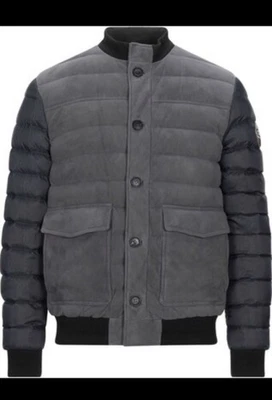 Etro 麂皮绒皮革佩斯利轰炸机/缓冲夹克(Moncler,Moorer,Rick Owens) — 第 1/4 张图片